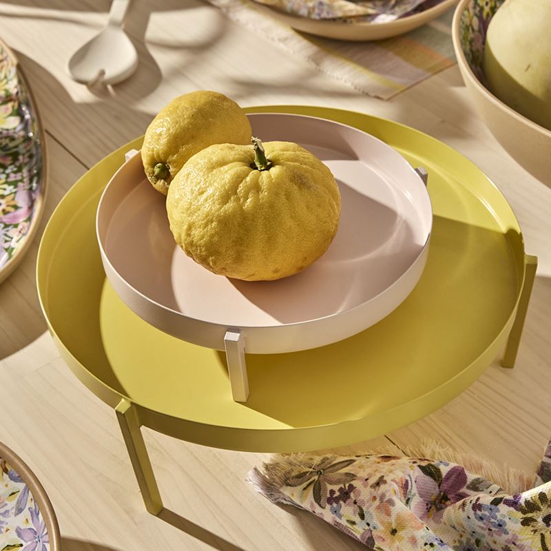 Milano Lilac Metal Standing Tray