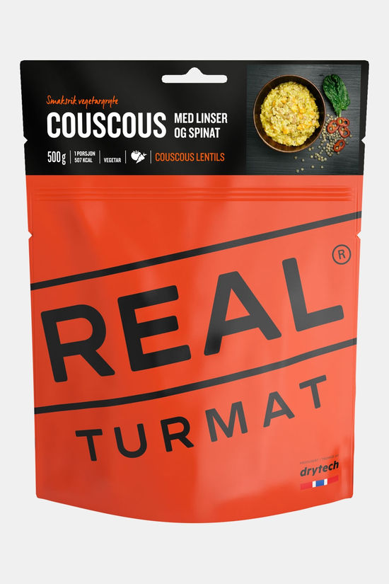 Real Turmat Couscous With Lentils And Spinach Vegetarian Maaltijd