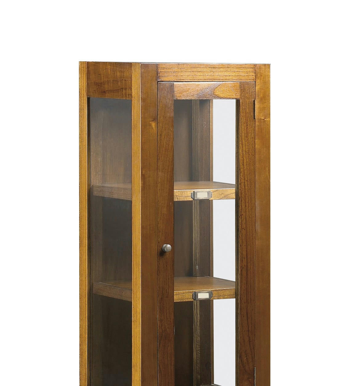STAR - Vitrine en bois marron