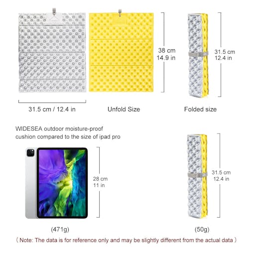 NNEOBA Outdoor Foldable Mat Seat Camping Picnic Cushion