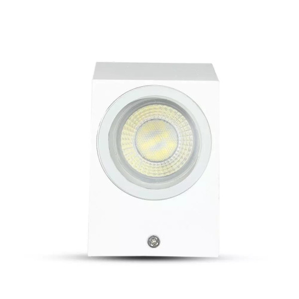 Kinkiet biały 7651 1xGU10x35W wym:6,8x9,2x8cm IP44 V-TAC
