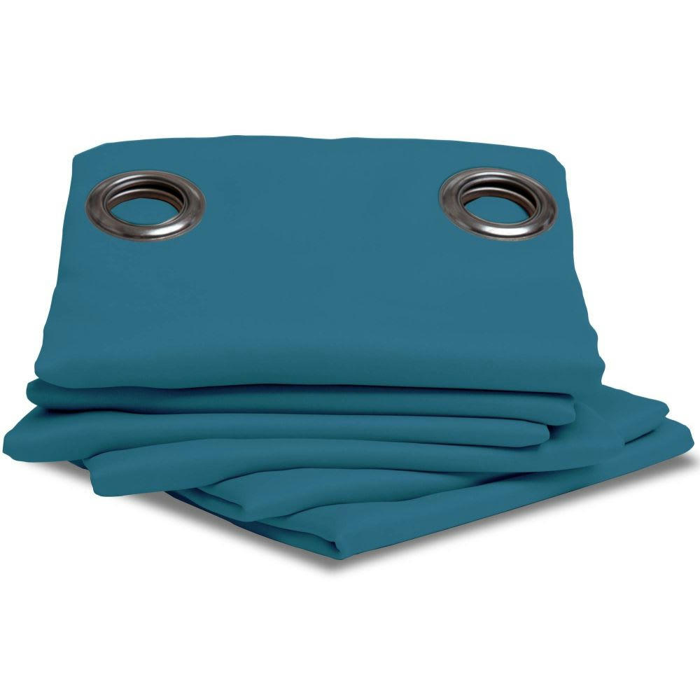 - Rideau thermique occultant bleu 140x260