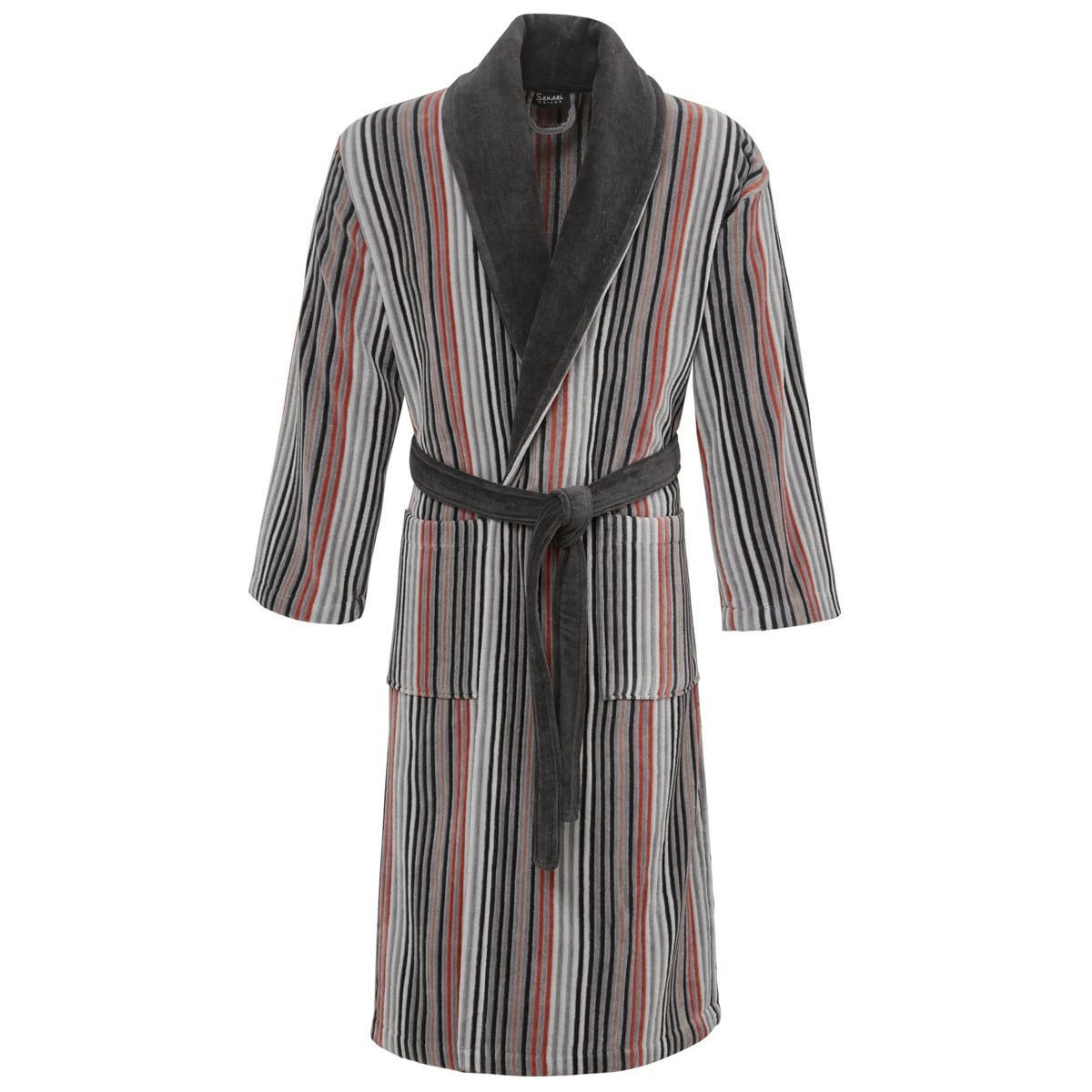 VALGA - Peignoir col châle velours 420gr/m²   M