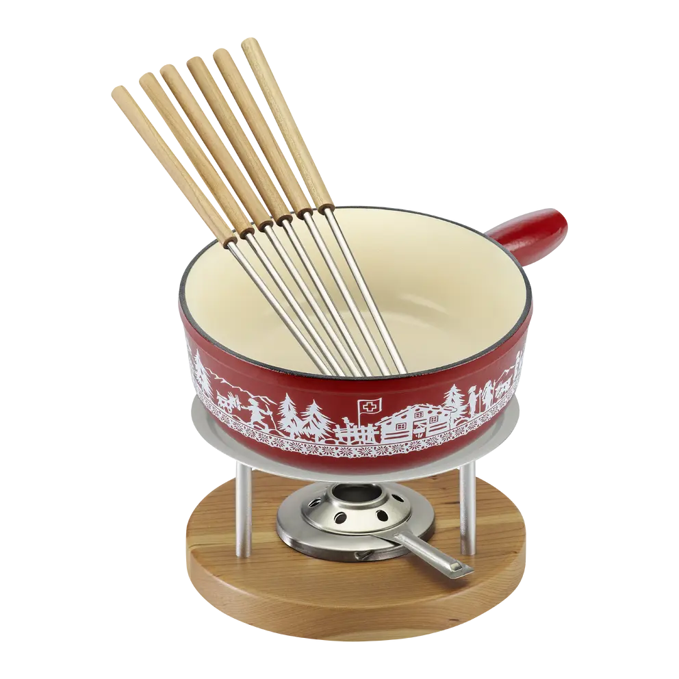 Fondue-Set Alpweide