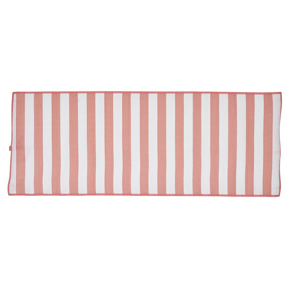 Natte de plage rayure bicolore 160x60cm