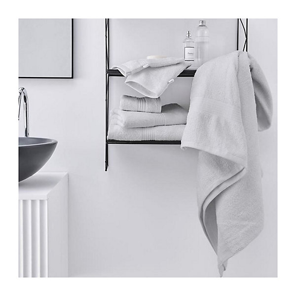 2 Serviettes de bain TODAY 50x90   2 Draps de bain 70x130 cm 100% Coton - Craie