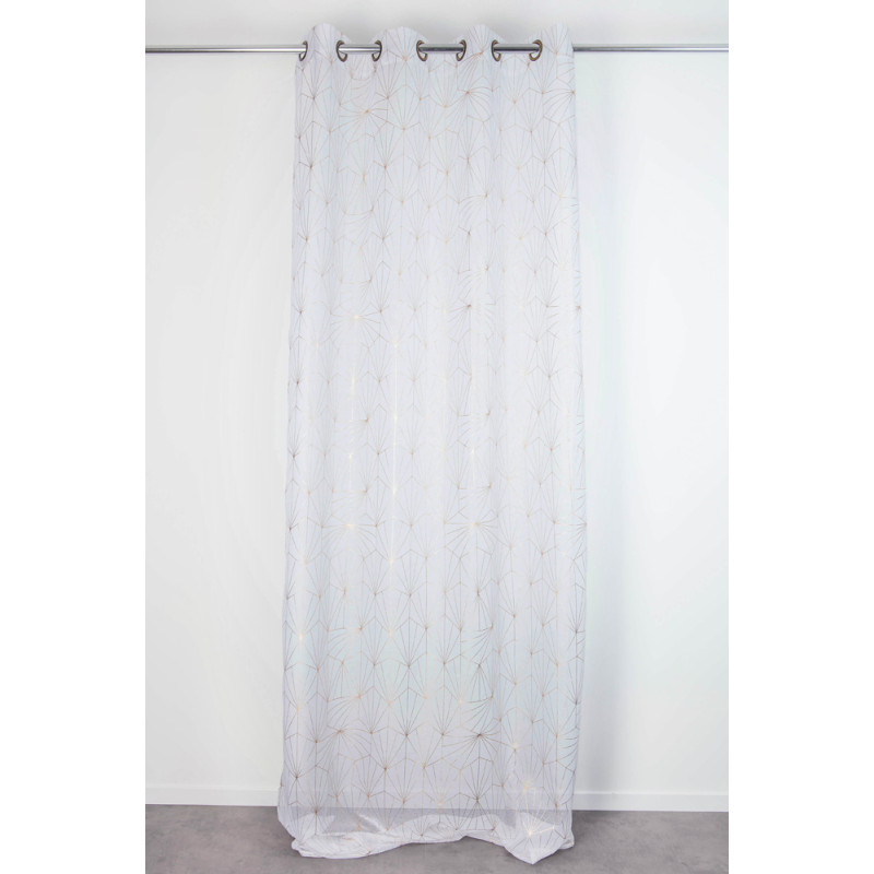 Voilage Ketty blanc 140 x 240 cm JBY CREATION