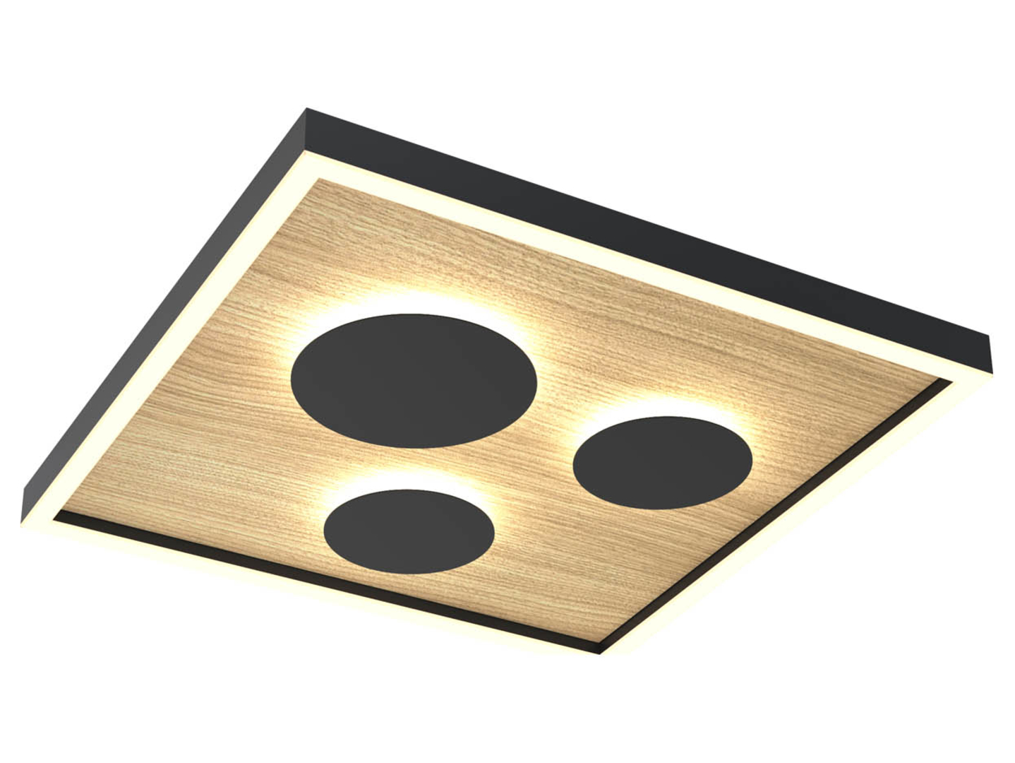 Lampa sufitowa Dijon LED 3-punktowa ze ściemniaczem czarna