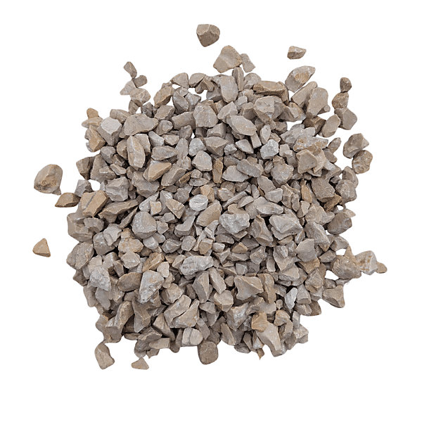 Gravillons calcaire blanc 6/16 mm - Pack 4 Big Bag 1,5T - 80 m²