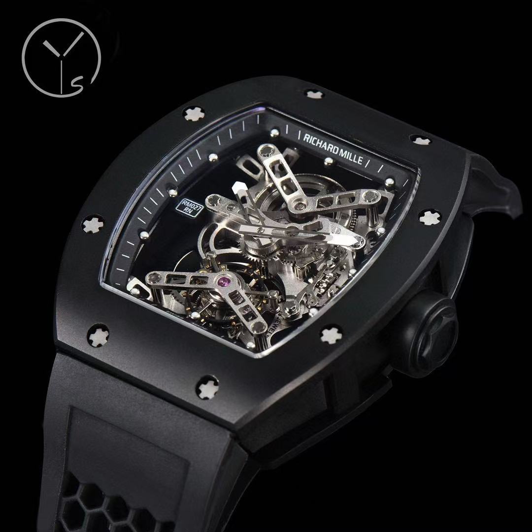 Richard Mille RM 027 Rafael Nadal Tourbillon Carbon Watch -14