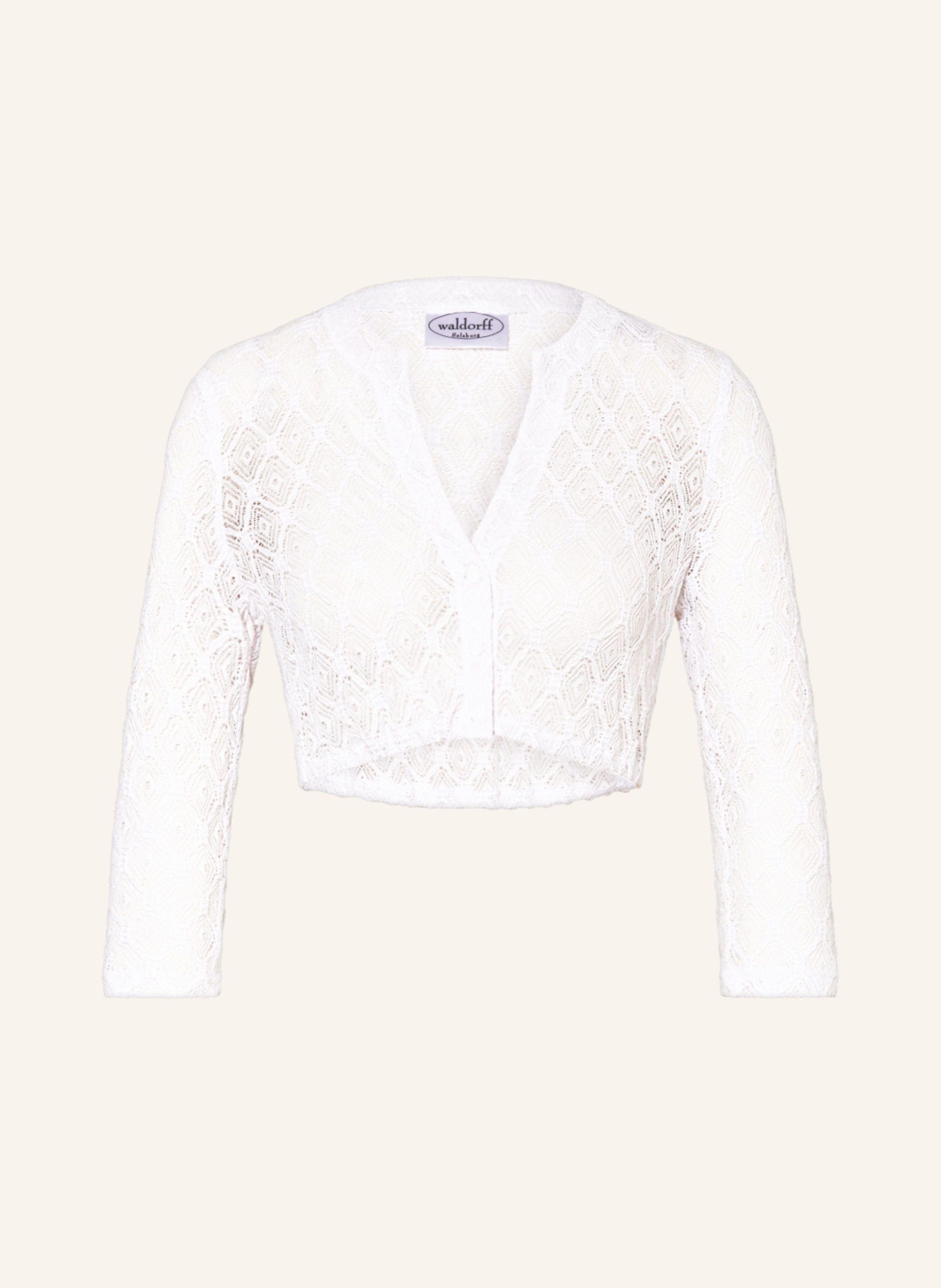 WALDORFF Dirndlbluse aus Spitze mit 3/4-Arm