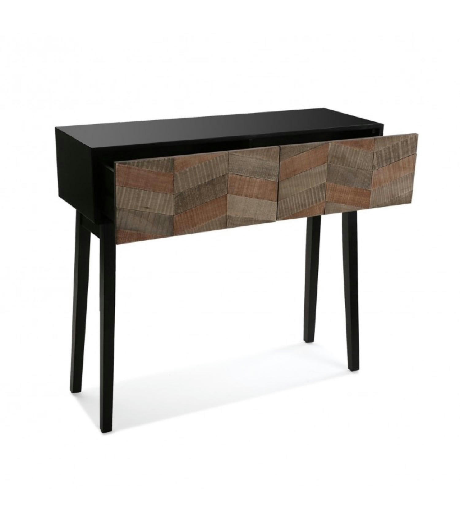 SKAGEN - Console d'entrée en  aggloméré (effet bois) marron