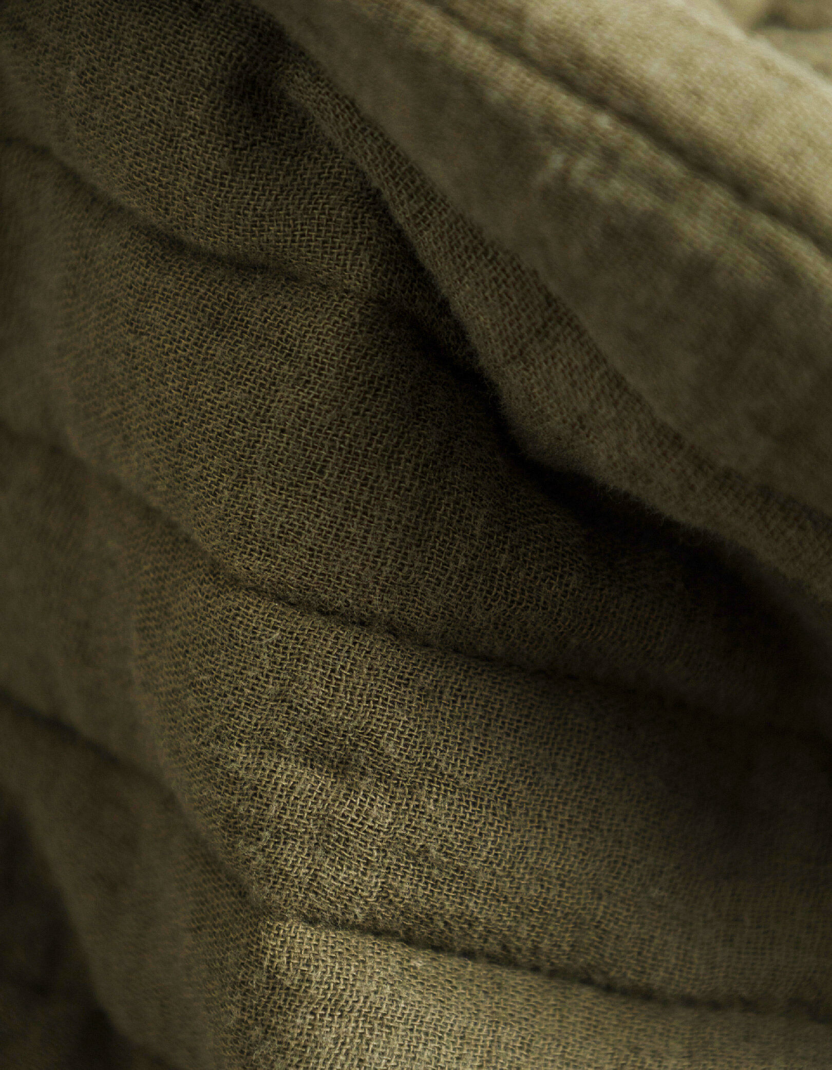 Gilet sans manches kaki matelassé Homme