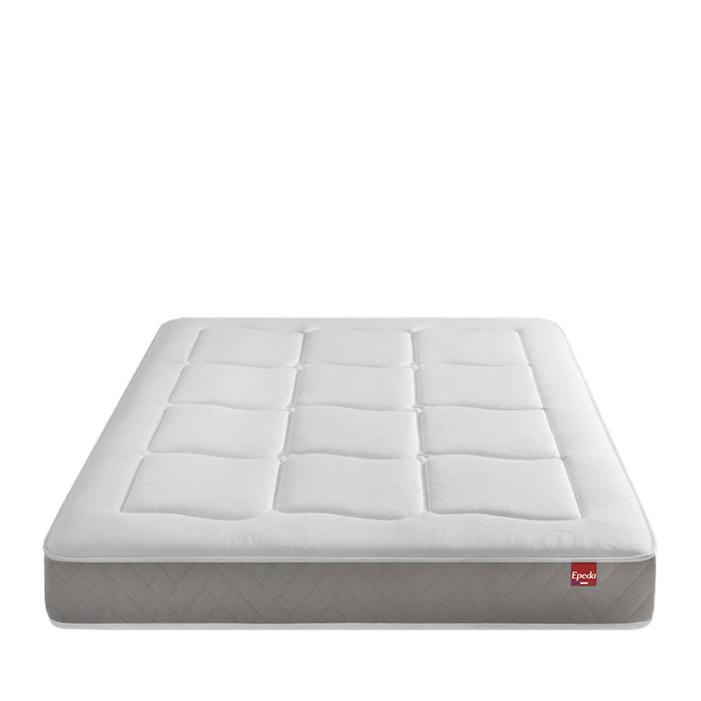 CLÉMAÉ - Matelas à ressorts et latex, accueil équilibré 140x190 cm