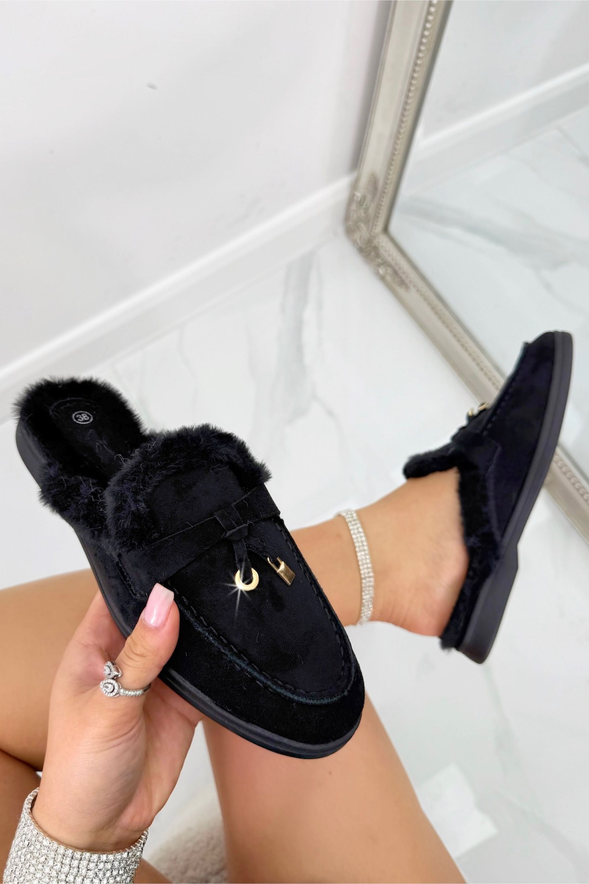 Love Lemonade Velvet Crush Slip On Clog Mules