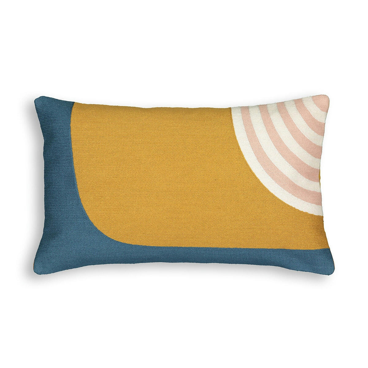 Housse de coussin brodée, Wavy