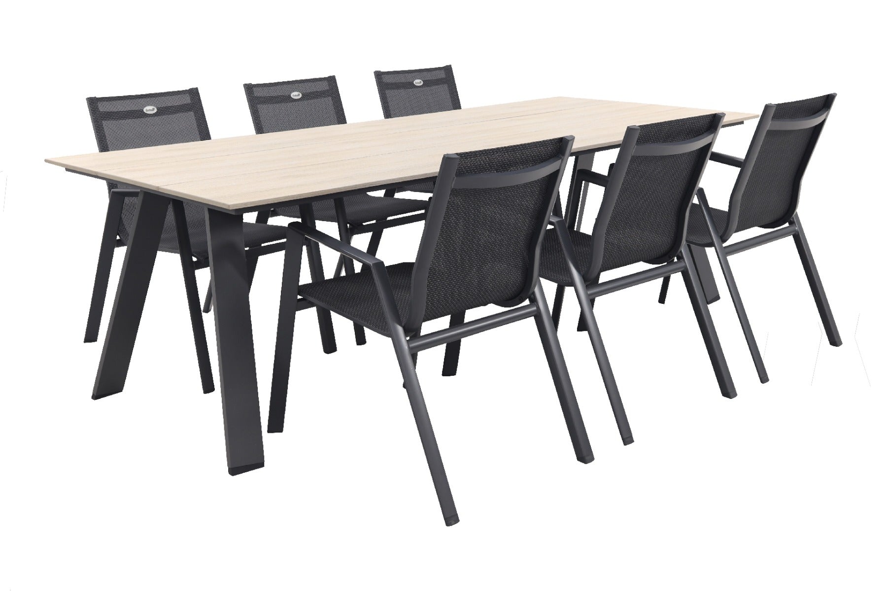 Hartman Napoli stapelbaar Nevada 240x100 cm. tuinset