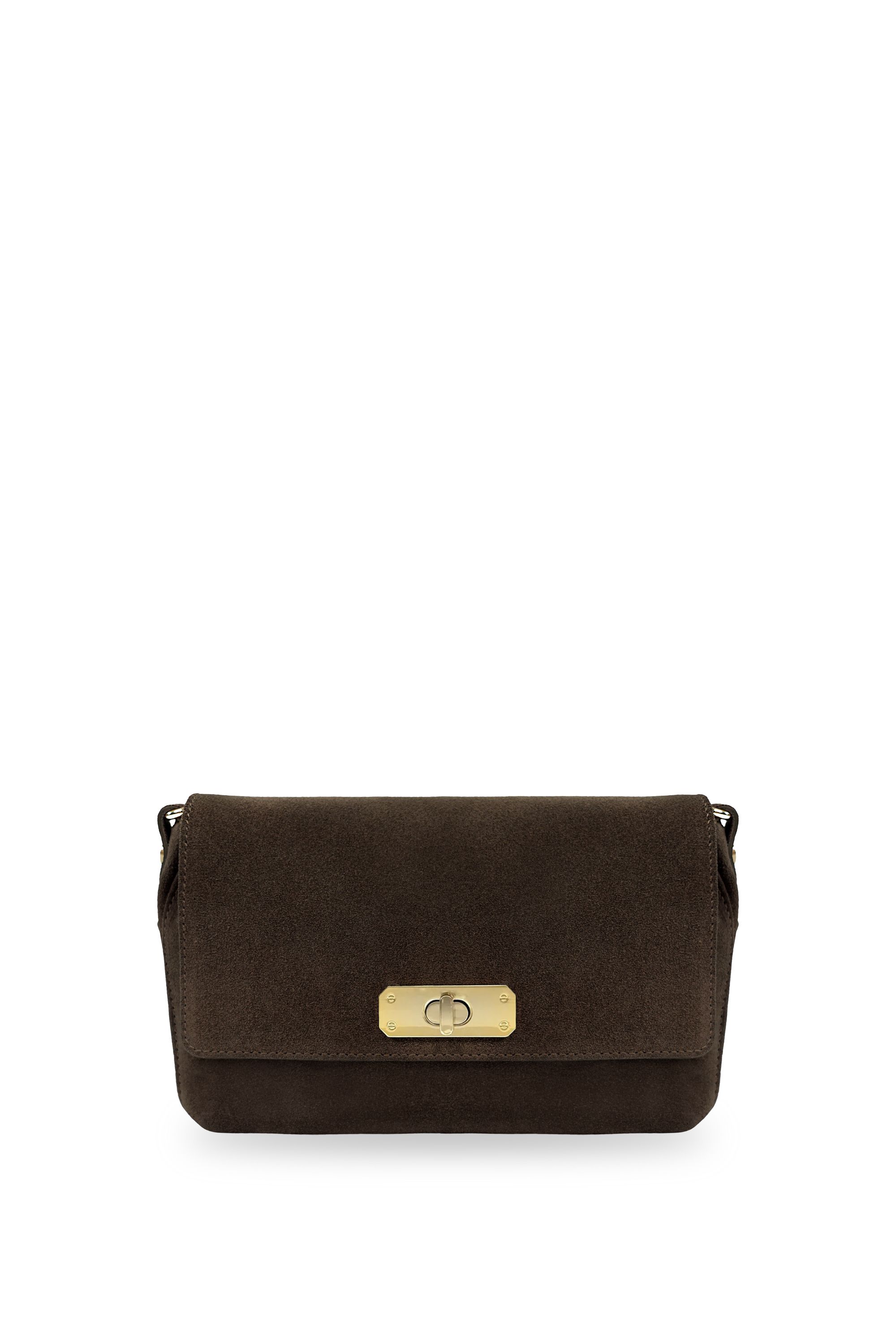Apatchy London The Maisie Midi Suede Bag