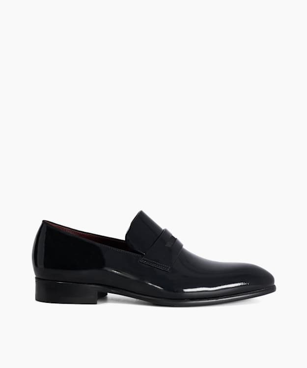 Simpso Black - Patent Leather Loafers