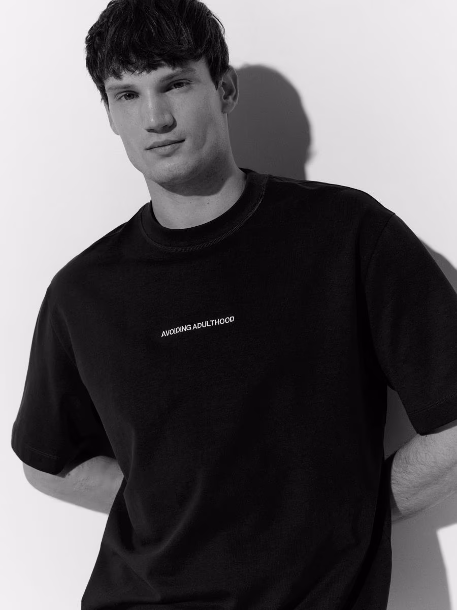 Boxy T-Shirt With Print