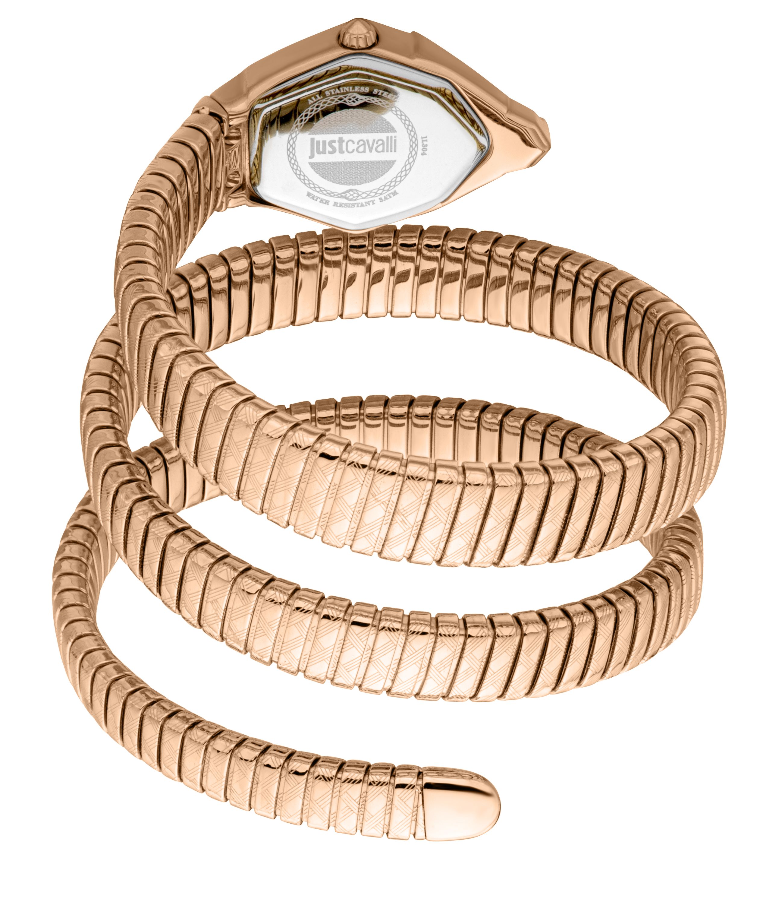 Just Cavalli Women's Snake 316L Stainless Steel Watch