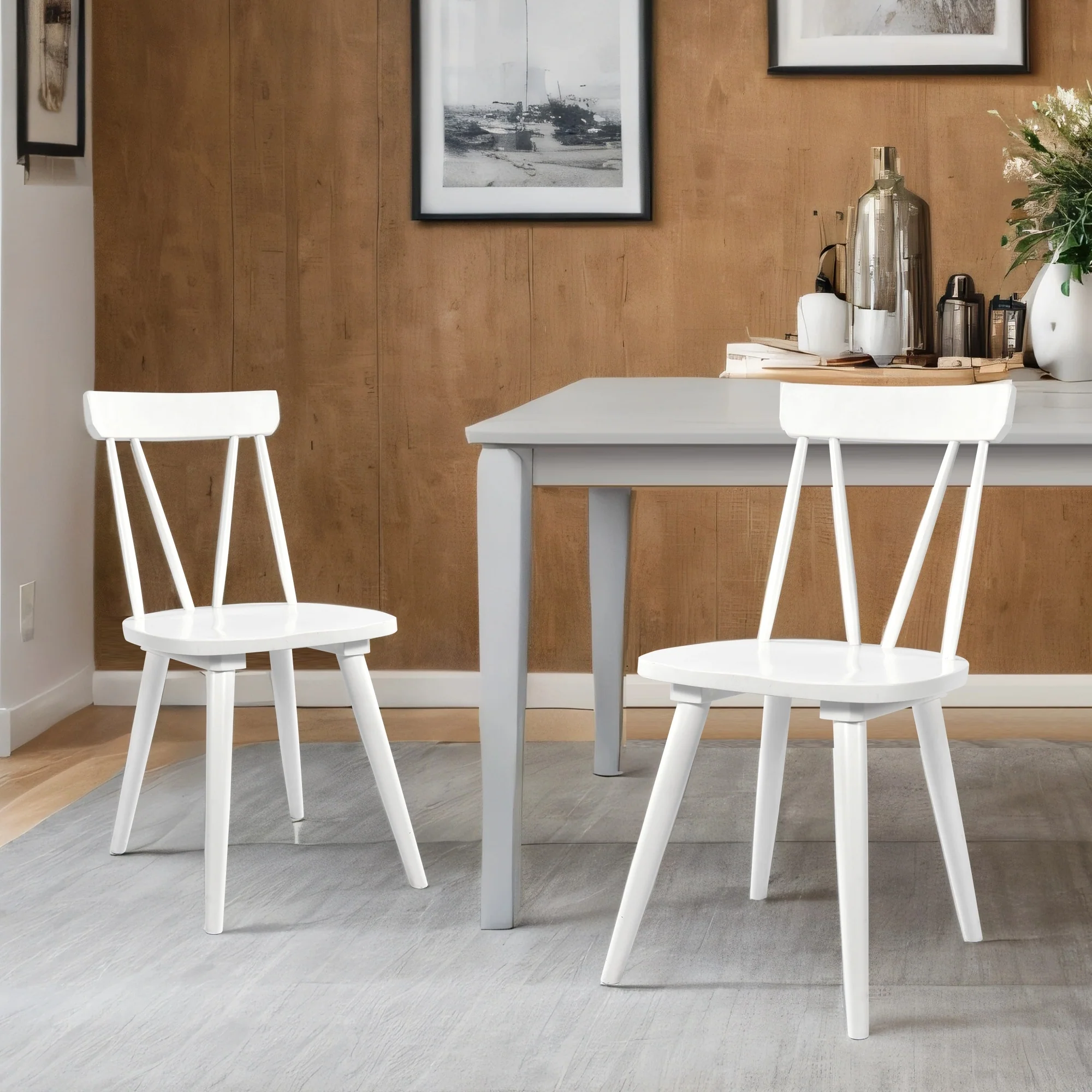 Windsor 17.4 Wide Wooden Dining Chairs