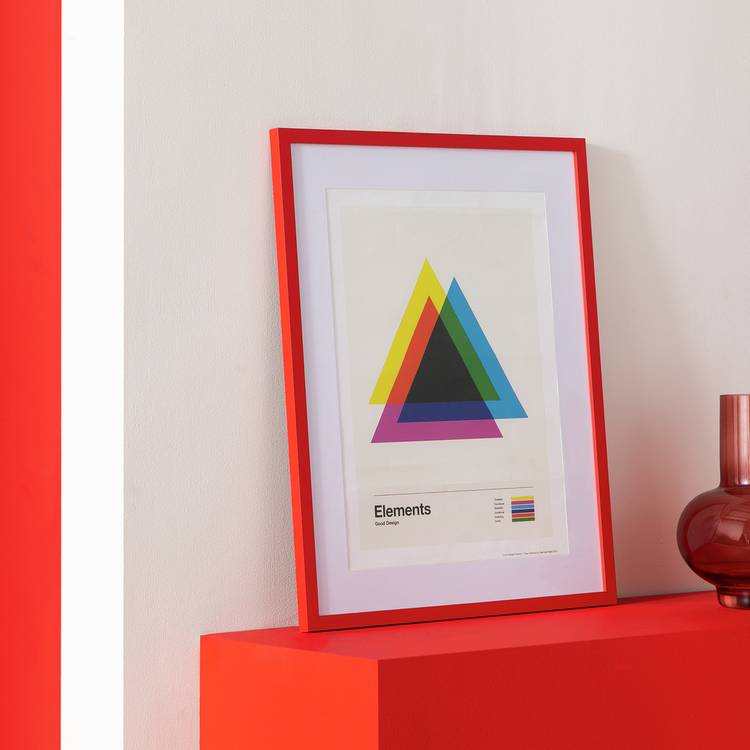 Habitat Red Picture Frame - 40X50cm