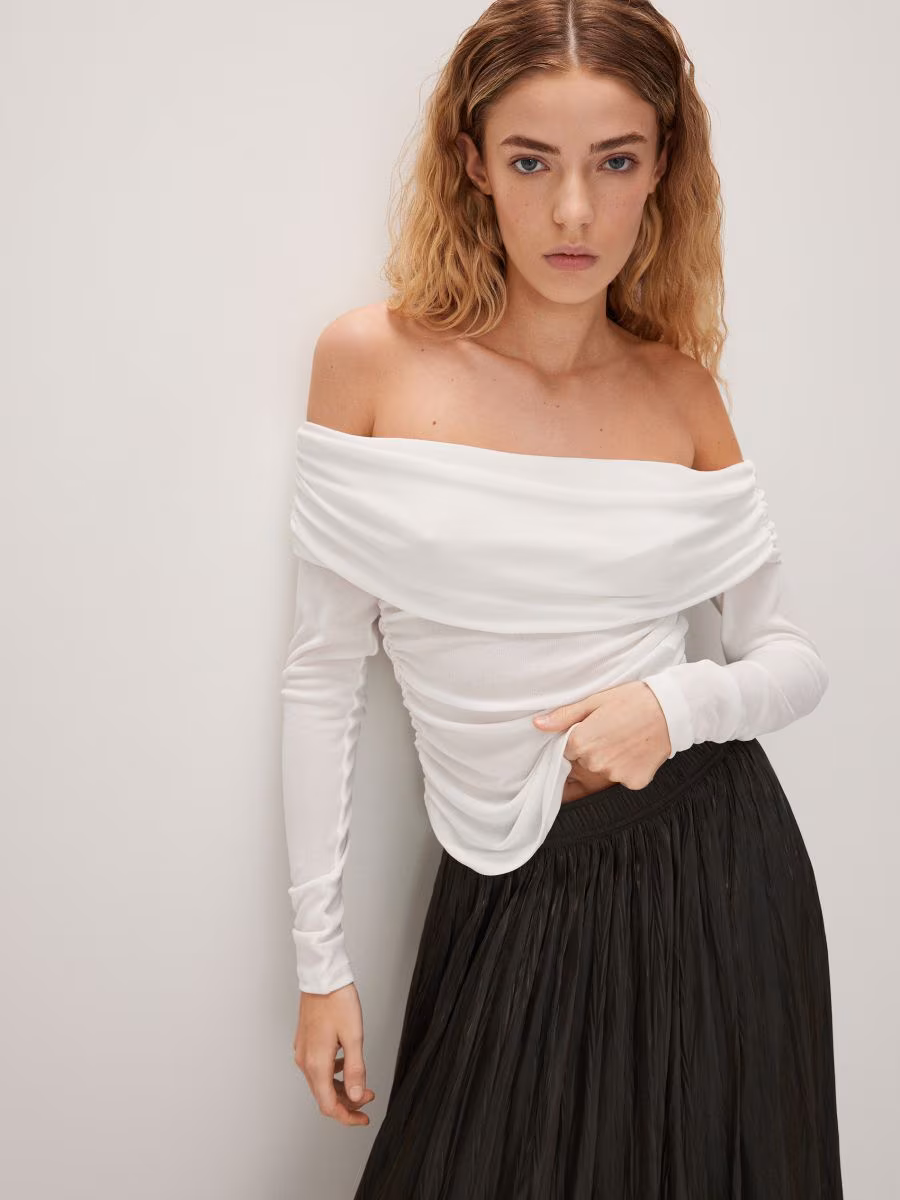 Skirt With Shiny Effect