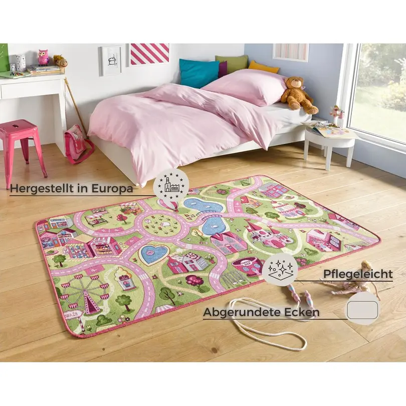Kinderteppich Sweet Town