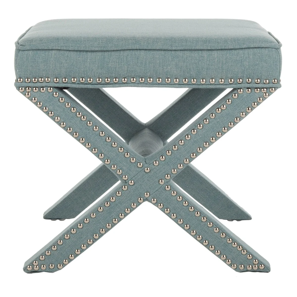 SAFAVIEH Shavonne X-Bench Ottoman