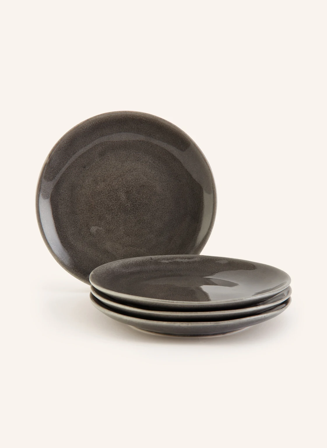 BROSTE COPENHAGEN 4er-Set Desserteller NORDIC RAIN