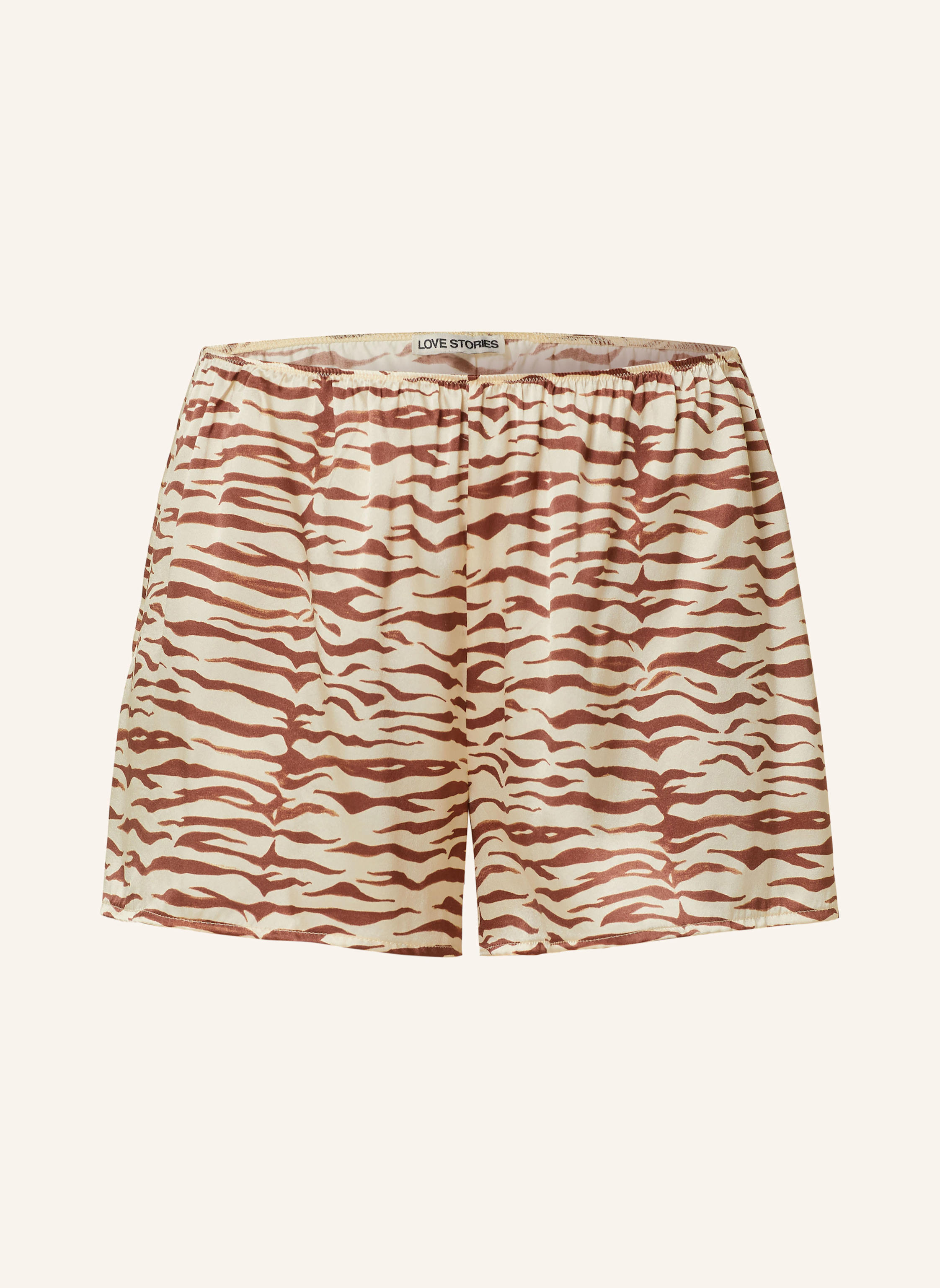 LOVE Stories Schlafshorts JOHNNY aus Satin