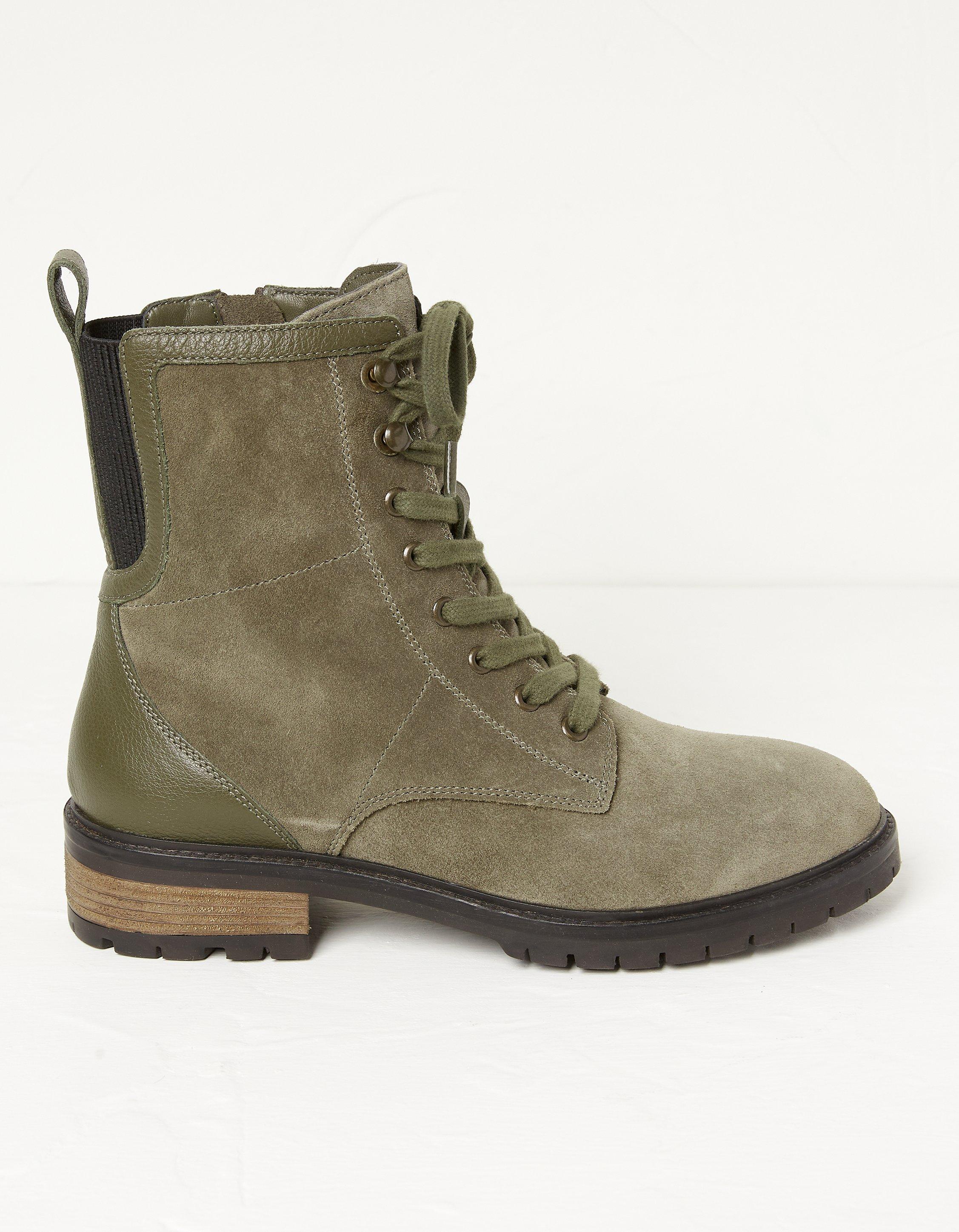 Margot Suede Ankle Hiker Boot