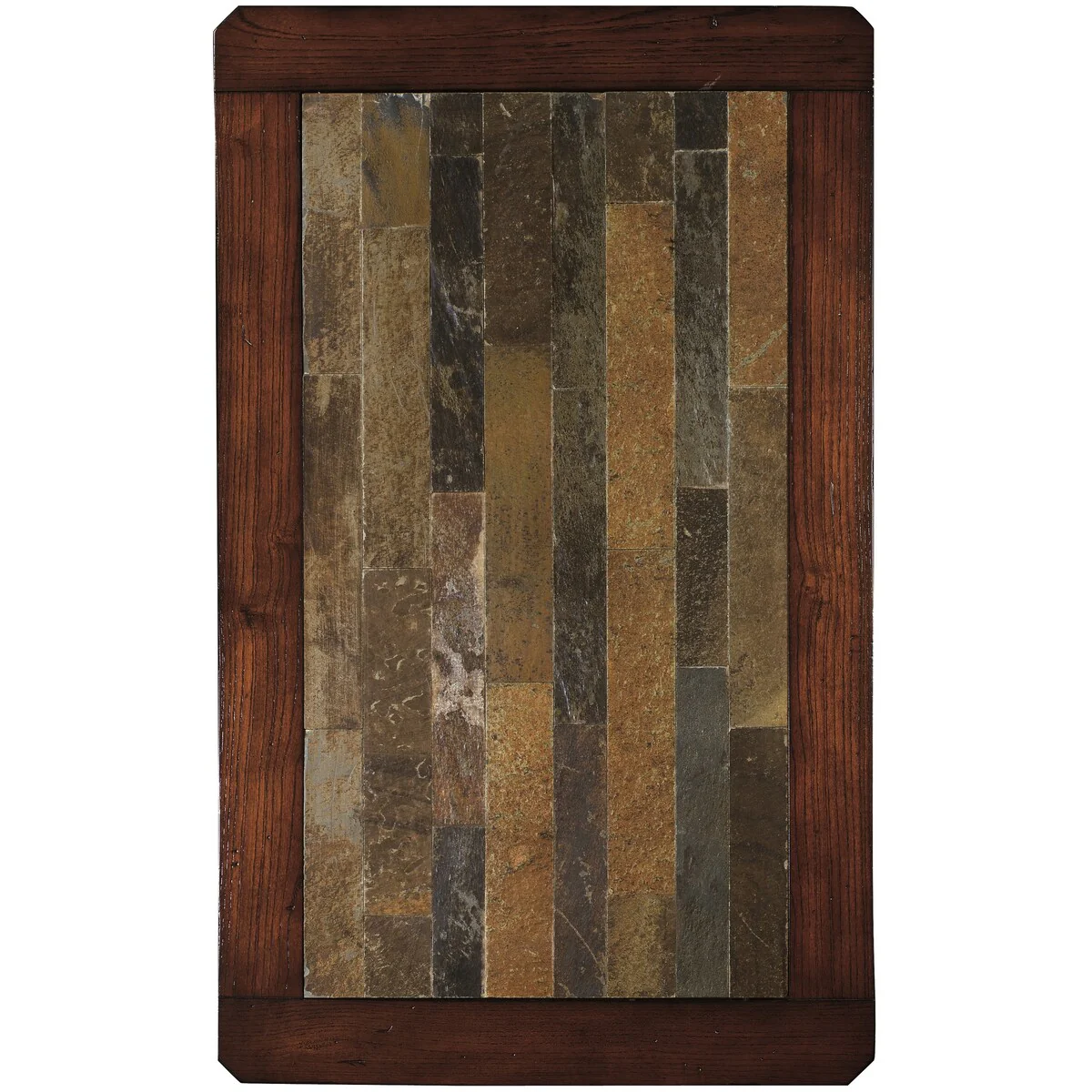 Gracewood Hollow Wood and Slate Rectangular Coffee Table