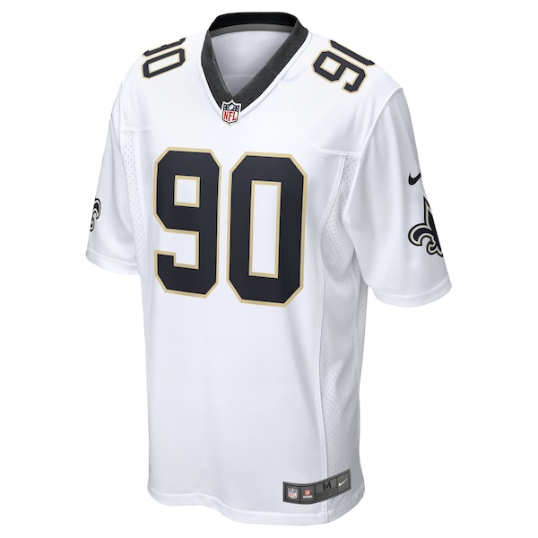 Bryan Bresee New Orleans Saints Nike  Game Jersey -  White