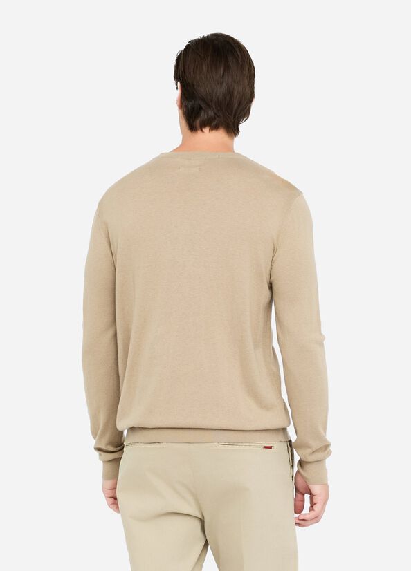 Maglia in cotone e seta