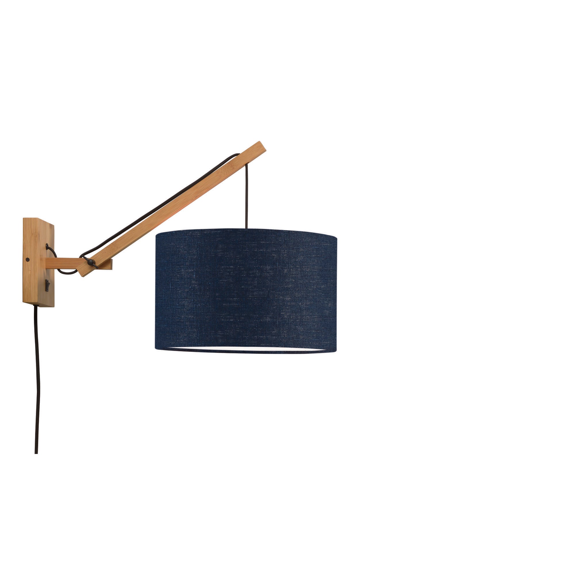 GOOD&MOJO wandlamp Andes - bruin - Ø32cm