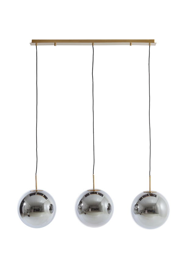 Light & Living hanglamp MEDINA - grijs - 120x30x30cm