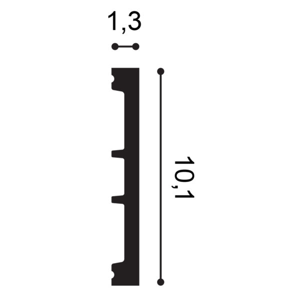 Grande plinthe simple DX163-2300