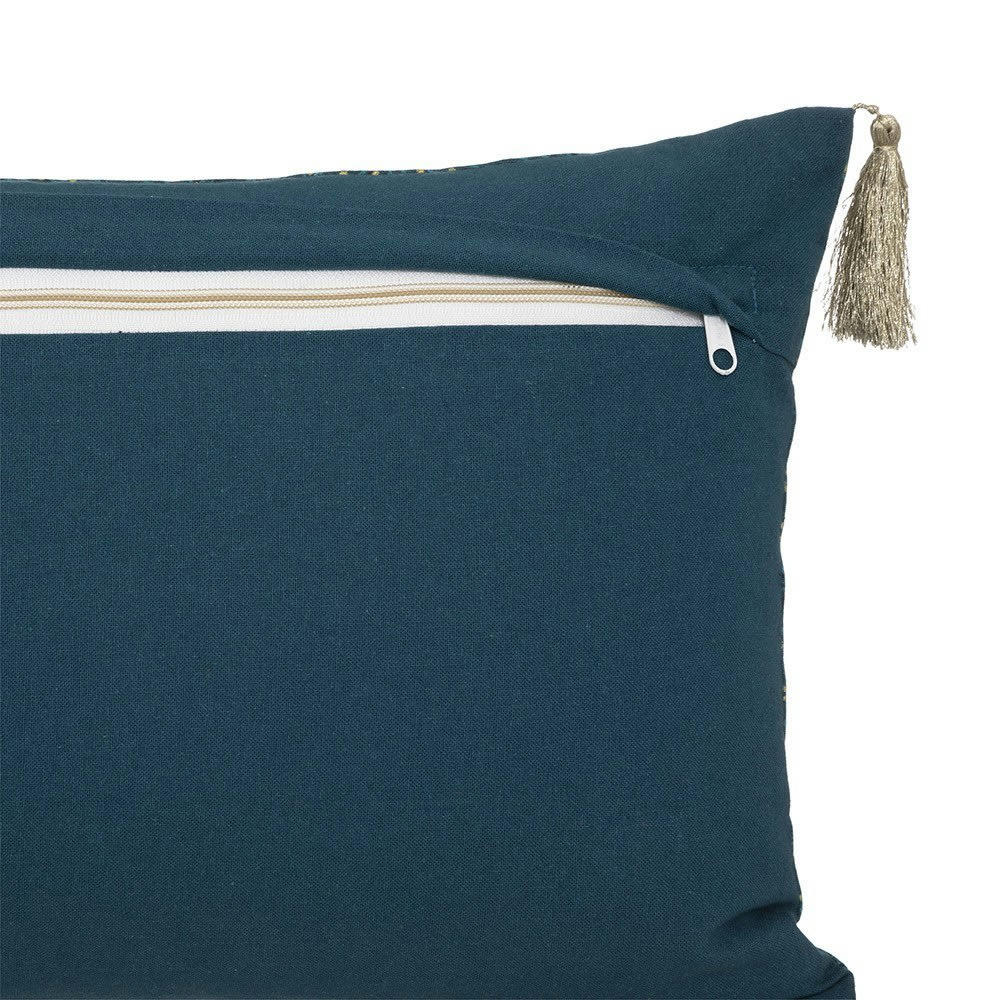 - Housse de coussin Bleu cotton 30 x 50