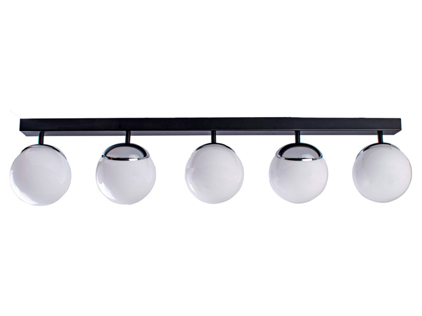 Lampa sufitowa Sfera 5-punktowametalowa czarna