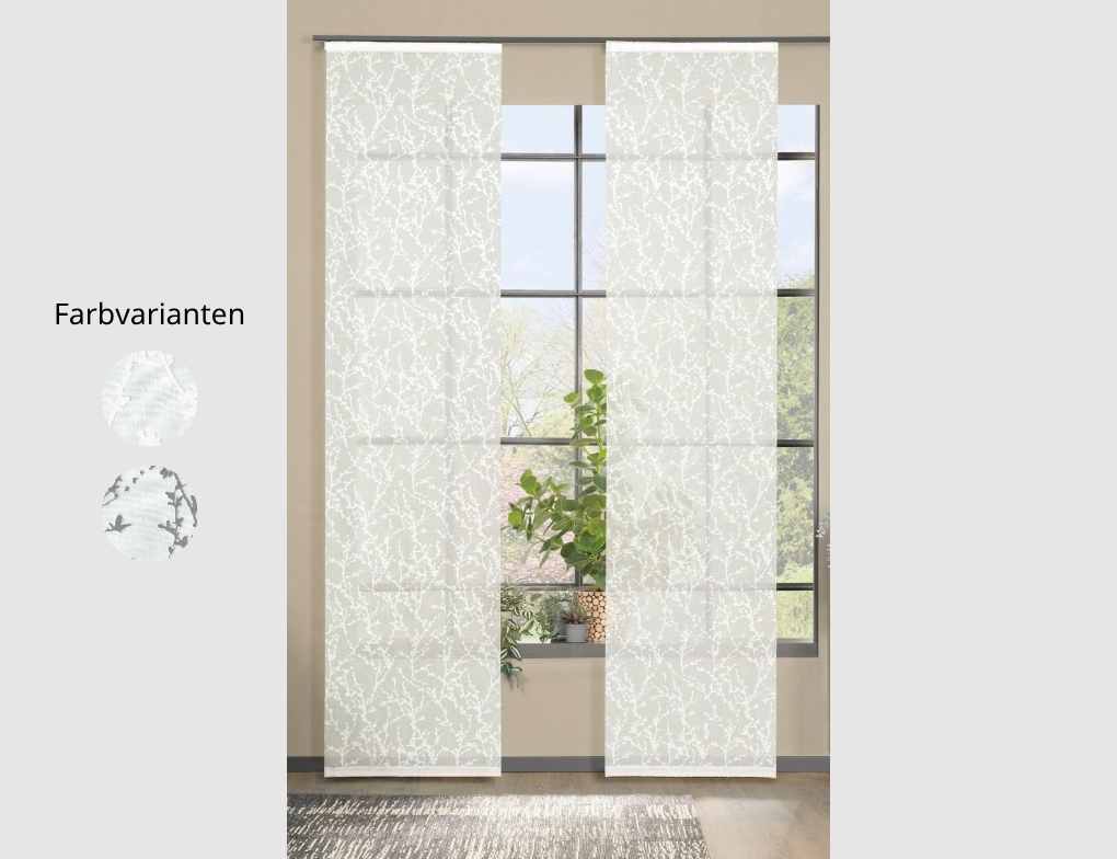 Schiebevorhang Floralis