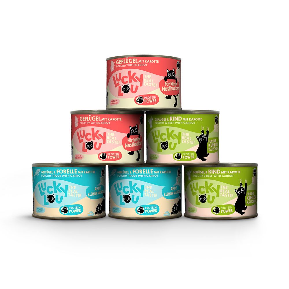 Lucky Lou Lifestage Kitten Saver Pack 24 x 200g