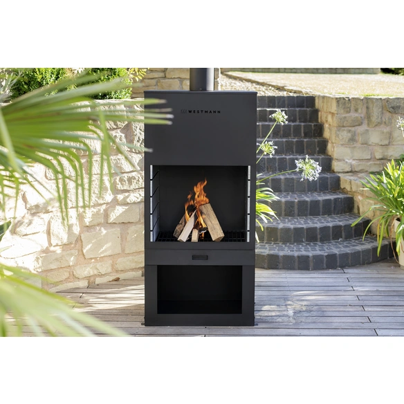 Grillkamin, BxHxT: 90 x 160 x 41 cm