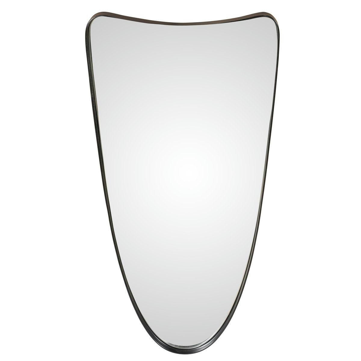 DARWIN - Miroir en métal finition étain 61 x 31 cm