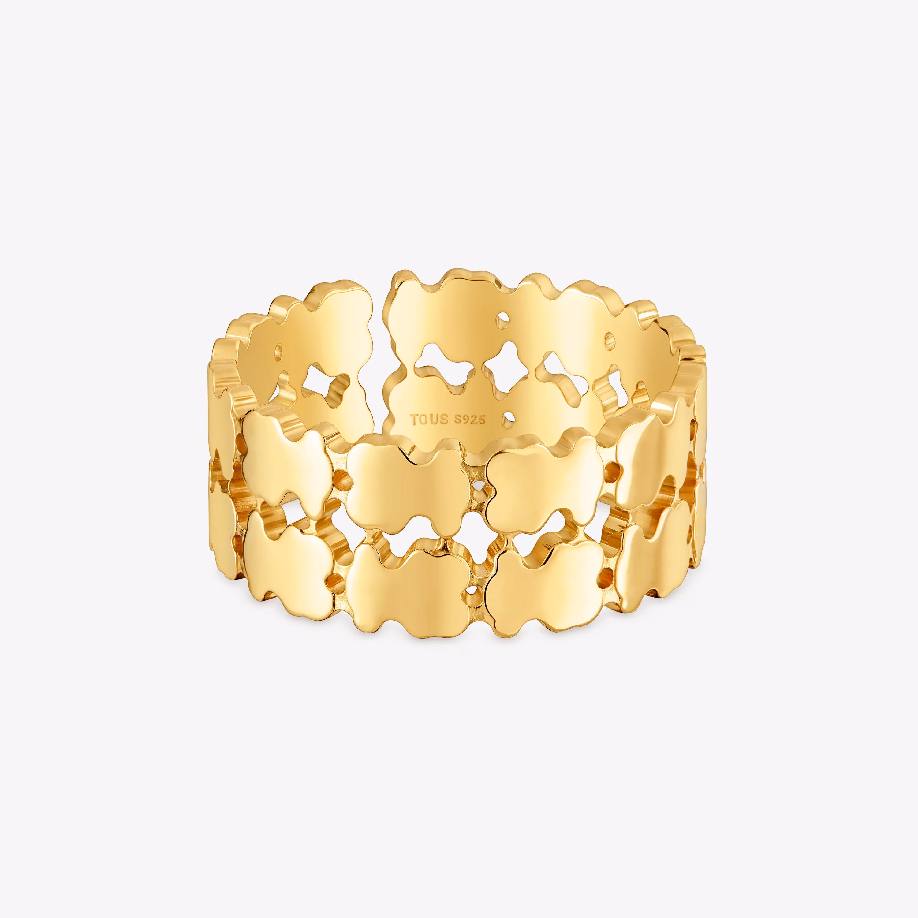 Anillo con baño de oro 18 kt sobre plata TOUS Sweet 40s
