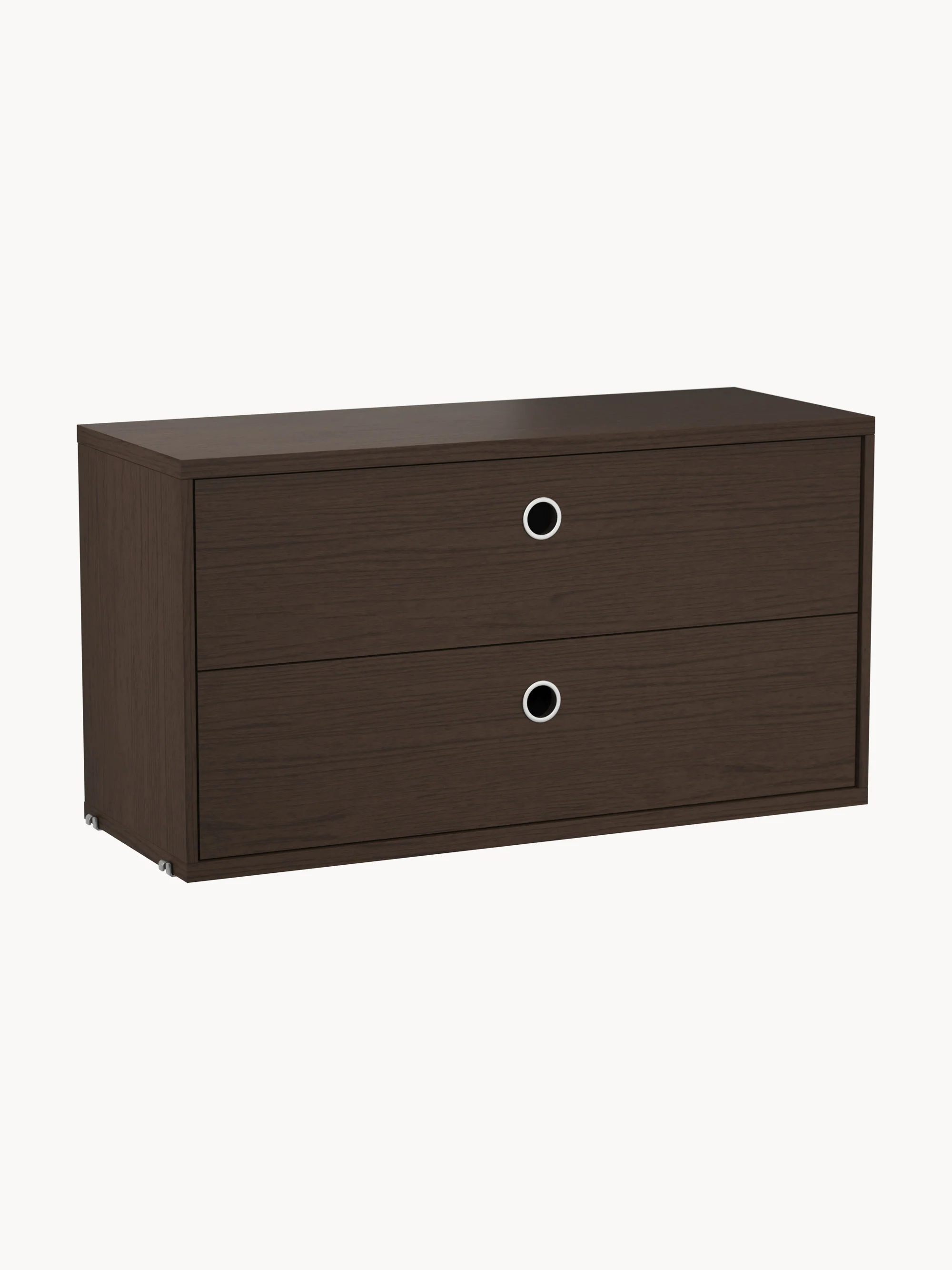 Schrank String System mit Schubladen, B 78 x T 30 cm
