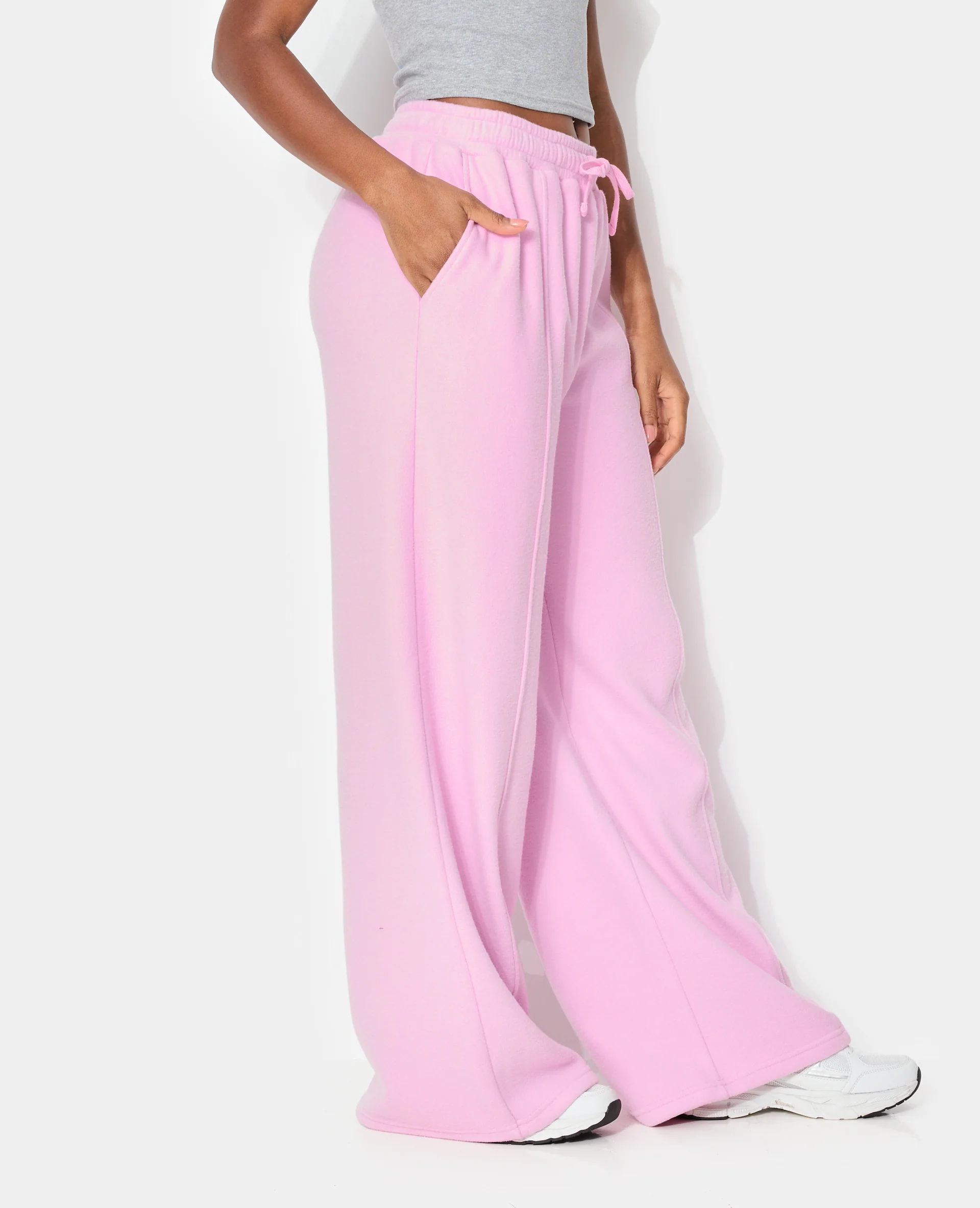 Pantalon de jogging droit en molleton gratté