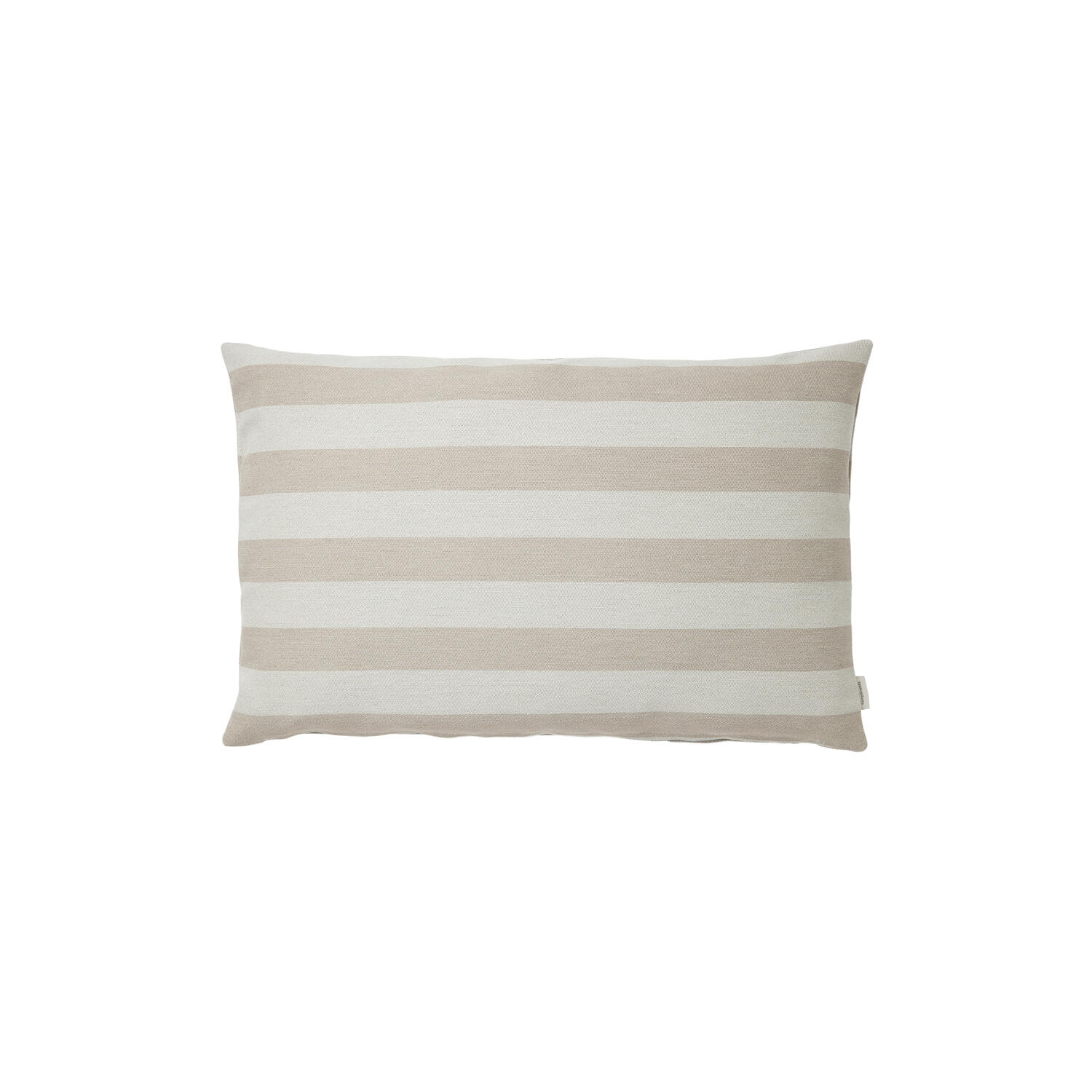 Outdoor Stripe pude, beige