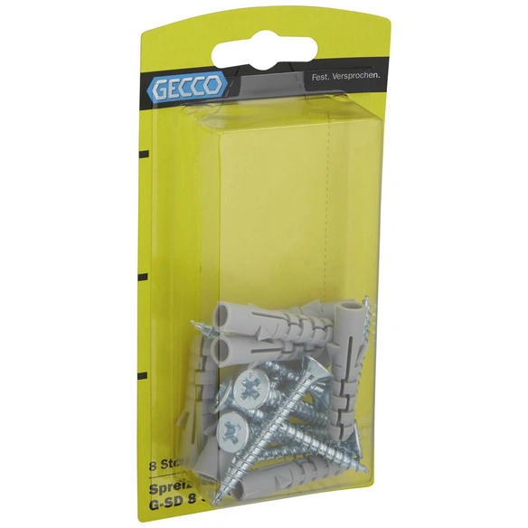 Spreizdübel, G-SD, Nylon, 8 Stück, 8 mm